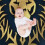 Lion logo throw blanket blue gold 5060 inch 5