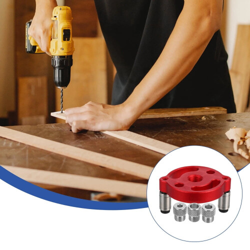 Aluminum Self-Centering Doweling Jig Kit 12-Piece 1
