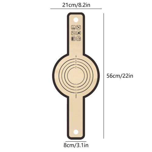 Πατάκι ψησίματος σιλικόνης για ψωμί 22x8in 2