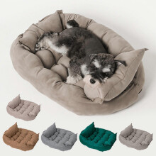 (Yellow S) Soft Sofa Pet Cat Dog Bed Comfortable Warm Pet Bed Sleeping Bed Cushion Bed