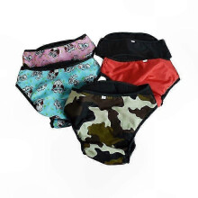 (M, Camouflage) Reusable Washable Dog Diapers for Female Pets Menstruation Underwear Sanitary Pants for Large Dogs