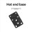 Insulation Block Base for  A1/A1  Hotend Mounting Heating Assembly Ceramic Zirconia Insulation Base 5