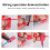 100Pcs T-Tap Connector Quick Electrical Cable Connector Snap Splice Lock Waterproof Crimp Wire Terminal Red 5