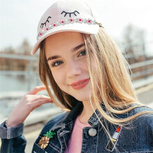 5 Pcs Trucker Hat Chains - Detachable DIY Pearl Chains for Mesh Baseball Caps, Ideal for Men & Women