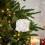 Shatterproof Christmas Tree Pendant White Ornament with 6