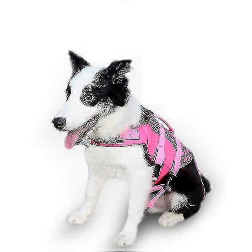 (XL) Adjustable Flotation Dog Life Jacket For Small Dogs With Rubber Handle
