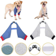 (XXL, grey) Relief Dog Supplies Pet Elbow Pads Pet Dog Puppy Brace Dogs Shoulder Support Dog Elbow Protector