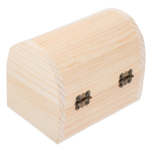 Wooden Square Storage Box for DIY Craft, 1 Set