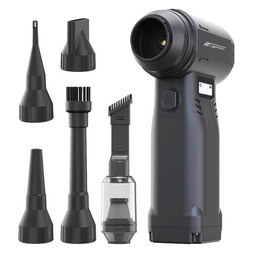 Cordless Air Duster for Car Interior Cleaning 9 Speed LED
