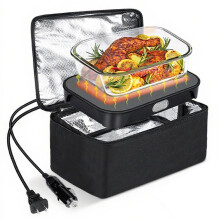 Car Food Warmer 12V/24V/110V 3-in-1 Portable