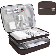 Electronics Organizer Pouch Black Portable 1 Pack