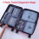 Travel Packing Cubes Set Gray 7-Piece 1