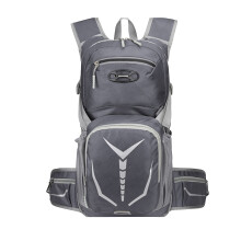 Hydration Backpack Insulated Gray