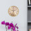 Classic Roman Numeral Clock Insert Gold 4.3 Inch 94mm Hole 6