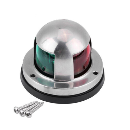 LED Bow Navigation Lamp Stainless Steel Marine Boat