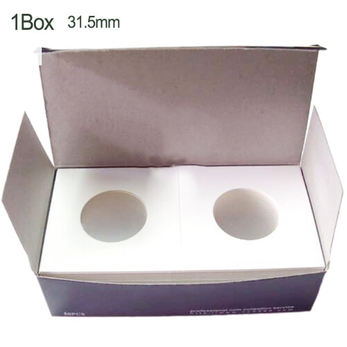 Coin Holder Storage Box Square Cardboard 12 Pack