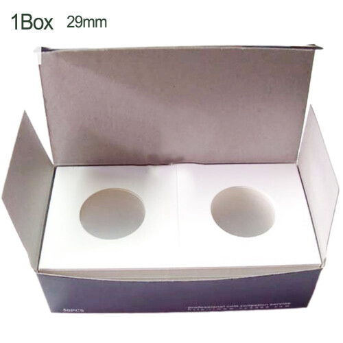 Coin Holder Storage Box Square Cardboard 12 Pack