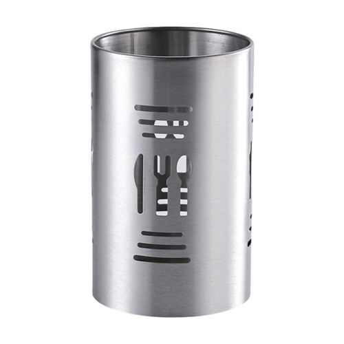 Countertop Utensil Holder Drying Rack Silver