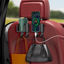 Car Water Bottle Hanging Organizer with Hooks Portable Cup