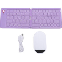 Foldable Bluetooth Keyboard 67 Keys Wireless Rechargeable