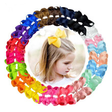 Hair Bows for Girls Grosgrain Ribbon Alligator Clips 40 Pcs