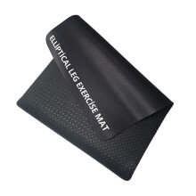 Ellipse Machine Mat Non-Slip Fitness Mat Black