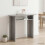 VidaXL vidaXL Console Table Grey Sonoma 100 x 39.5 x 75 cm Engineered Wood 2