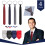 Men's Zipper Tie Adjustable Necktie Polyester 4 Pack 1