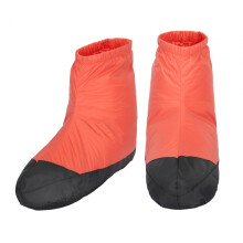 Duck Down Booties Warm Insulated Anti-Slip Slippers Red