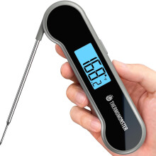 Instant-Read Meat Thermometer 0.5 Waterproof LCD
