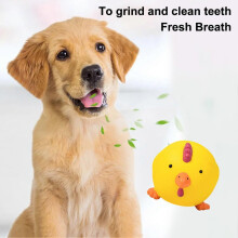 (B) Interactive Dog Training Toy - Cute Cow Shape Ball - for Small Breeds - Built In Squeaker
