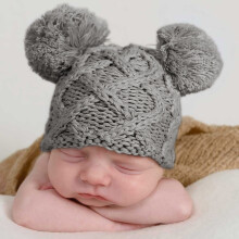 Winter Hat Soft Knitted Skull Cap for Toddlers