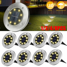 Solar Buried Lamp Waterproof Outdoor Garden Path Light IP65