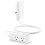 Flat Extension Cord 15FT with 6 Outlets 3 USB 2000J Surge 1