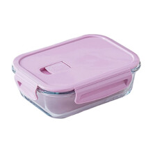 Glass Food Storage Container with Lid 370 ml