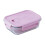 Glass Food Storage Container with Lid 370 ml 1