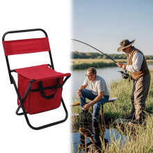 Folding Chair with Storage Bag Portable Outdoor Camping