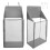 Over-Door Laundry Hamper Foldable Mesh Basket 2-Pack 1
