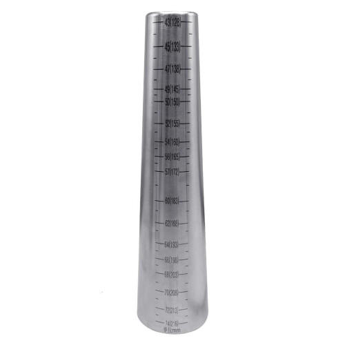HONCLL bracelet mandrel sizer tool metal round oval 1pc