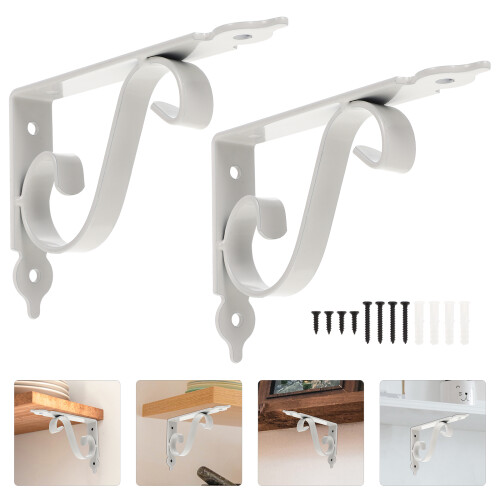 Wandwinkelhalterungen, Eckwinkel aus Eisen, 2er-Set 2