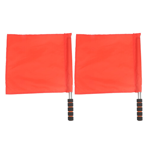 Dommerhåndflag rustfrit stål rød fodbold fodbold 1