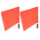 Dommerhåndflag rustfrit stål rød fodbold fodbold 5