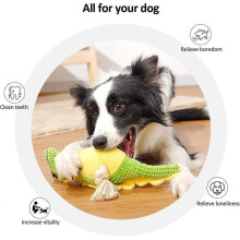 Dog Toy, Durable Interactive Dog Toy with Squeak, Dog Toy for Small and Medium Dogs