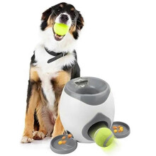 (Green) Automatic Ball Launchers for Dogs Funny Dog Training Toys for Indoor Outdoor