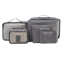 MOQIN Packing Cubes Set 6-Piece Lightweight Space-Saving
