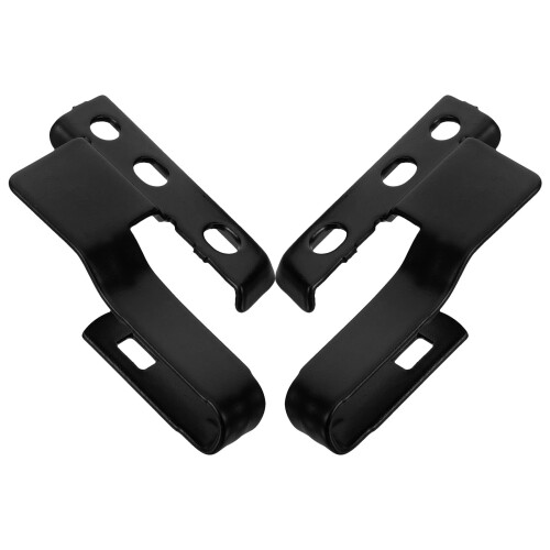 Black Metal Wiper Blade Screws Universal Adapter 2 Pcs 2