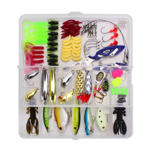 Fishing Lures Accessories Set with Minnow Crankbait, Pins