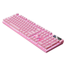 UHUYA USB gaming keyboard ergonomic pink