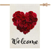 Valentine's Day House Flag Double-Sided 28x40 Inch