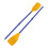 Yellow ABS Boating Paddle Lightweight Portable 2 pcs 1